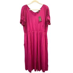 Style & Co Pink Dress 1X NWT